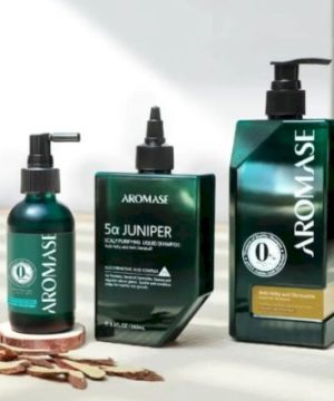 Xịt dưỡng tóc và làm dịu viêm da đầu Aromase Herbal Scalp Care Spray 40ml