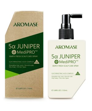 Xịt dưỡng và làm dịu da đầu chuyên sâu AROMASE MediPRO Simply Fresh Spray 110ml