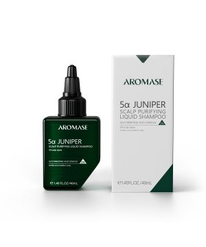 Tẩy tế bào chết da đầu AROMASE 5α Juniper Scalp Purifying Liquid Shampoo 80ml