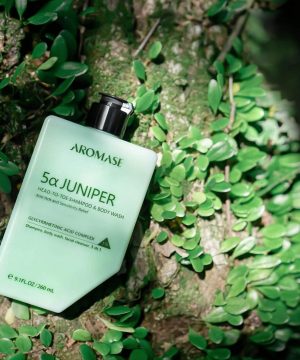 Dầu gội, sữa tắm, rửa mặt 3 IN 1 AROMASE 5α Juniper Head-To-Toe Shampoo & Body Wash 260ml