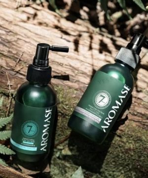 Xịt dưỡng tóc và làm dịu viêm da đầu Aromase Herbal Scalp Care Spray 40ml