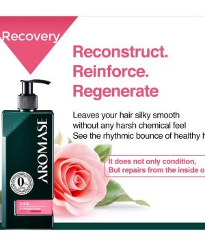 Dầu xả phục hồi tóc khô xơ AROMASE Red Rose Damage Recovery Conditioner 400ml
