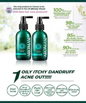 Xịt dưỡng và làm dịu viêm da đầu AROMASE Herbal Cooling Scalp Care Spray 40ml