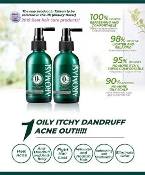 Xịt dưỡng tóc và làm dịu viêm da đầu Aromase Herbal Scalp Care Spray 40ml